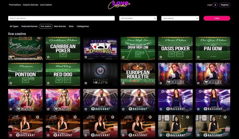 Overview of love casino apk
